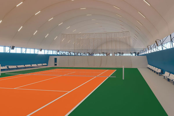 тентовые конструкции для теннисных кортов Одесса